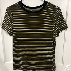 Short sleeve striped shirt